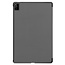 Cover2day - Hoes voor de Huawei MatePad Pro 12.6 (2021) - Tri-Fold Book Case - Grijs