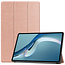 Cover2day - Hoes voor de Huawei MatePad Pro 12.6 (2021) - Tri-Fold Book Case - Rosé-Goud