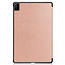 Cover2day - Case for Huawei MatePad Pro 12.6 (2021) - Slim Tri-Fold Book Case - Lightweight Smart Cover - Rosé-Gold