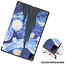 Cover2day - Case for Huawei MatePad Pro 12.6 (2021) - Slim Tri-Fold Book Case - Lightweight Smart Cover - Starry Sky