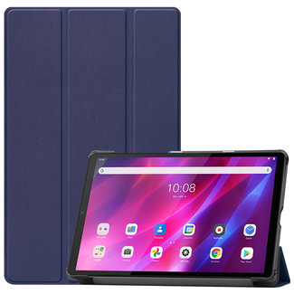 Cover2day Lenovo Tab K10 (10.3 Inch) Hoes - Tri-Fold Book Case - Donker Blauw