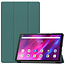 Cover2day - Hoes voor de Lenovo Tab K10 10.3 Inch (2021) - Tri-Fold Book Case - Donker Groen