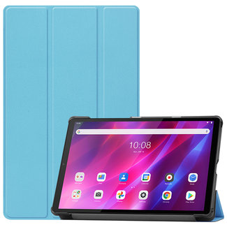 Cover2day Cover2day - Case for Lenovo Tab K10 - Slim Tri-Fold Book Case - Lightweight Smart Cover - Blue