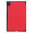 Cover2day - Case for Lenovo Tab K10 - Slim Tri-Fold Book Case - Lightweight Smart Cover - Red