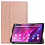 Cover2day - Hoes voor de Lenovo Tab K10 10.3 Inch (2021) - Tri-Fold Book Case - Rosé-Goud