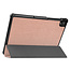 Cover2day - Case for Lenovo Tab K10 - Slim Tri-Fold Book Case - Lightweight Smart Cover - Rosé-Gold