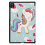 Cover2day - Case for Lenovo Tab K10 - Slim Tri-Fold Book Case - Lightweight Smart Cover - Unicorn