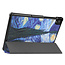 Cover2day - Case for Lenovo Tab K10 - Slim Tri-Fold Book Case - Lightweight Smart Cover - Starry Sky