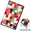 Cover2day - Case for Lenovo Tab K10 - Slim Tri-Fold Book Case - Lightweight Smart Cover - Blocks