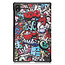 Cover2day - Case for Lenovo Tab K10 - Slim Tri-Fold Book Case - Lightweight Smart Cover - Graffiti