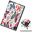 Cover2day - Case for Lenovo Tab K10 - Slim Tri-Fold Book Case - Lightweight Smart Cover - Butterflies