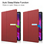 Cover2day - Case for Lenovo Yoga Tab 11  (2021) - Slim Tri-Fold Book Case - Lightweight Smart Cover - Dark Red
