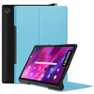 Cover2day Case for Lenovo Yoga Tab 11 (2021) - Slim Tri-Fold Book Case - Lightweight Smart Cover - Light Blue