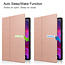 Cover2day - Case for Lenovo Yoga Tab 11  (2021) - Slim Tri-Fold Book Case - Lightweight Smart Cover - Rose Gold