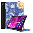 Cover2day - Case for Lenovo Yoga Tab 11  (2021) - Slim Tri-Fold Book Case - Lightweight Smart Cover -  Starry Sky