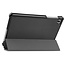 Hoes voor de Samsung Galaxy Tab A7 Lite (2021) - Tri-Fold Book Case - Zwart