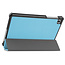 Hoes voor de Samsung Galaxy Tab A7 Lite (2021) - Tri-Fold Book Case - Licht Blauw