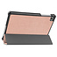 Case for Samsung Galaxy Tab A7 Lite (2021) - Slim Tri-Fold Book Case - Lightweight Smart Cover - Rosé Gold