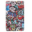 Hoes voor de Samsung Galaxy Tab A7 Lite (2021) - Tri-Fold Book Case - Graffiti