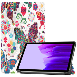 Cover2day Samsung Galaxy Tab A7 Lite (2021) hoes - Tri-Fold Book Case - Vlinders