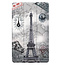 Case for Samsung Galaxy Tab A7 Lite (2021) - Slim Tri-Fold Book Case - Lightweight Smart Cover - Eiffel Tower