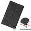 Case for Samsung Galaxy Tab A7 Lite - PU Leather Folio Book Case - Black