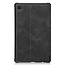 Case2go - Hoes voor Samsung Galaxy Tab A7 Lite - PU Leer Folio Book Case - Zwart