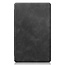 Case2go - Hoes voor Samsung Galaxy Tab A7 Lite - PU Leer Folio Book Case - Zwart