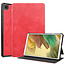 Case for Samsung Galaxy Tab A7 Lite - PU Leather Folio Book Case - Red