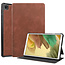 Case for Samsung Galaxy Tab A7 Lite - PU Leather Folio Book Case - Brown