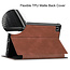 Case for Samsung Galaxy Tab A7 Lite - PU Leather Folio Book Case - Brown