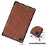 Case for Samsung Galaxy Tab A7 Lite - PU Leather Folio Book Case - Brown