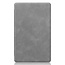 Case for Samsung Galaxy Tab A7 Lite - PU Leather Folio Book Case - Grey