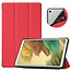 Case for Samsug Galaxy Tab A7 Lite - 8.7 inch - TPU Tri-Fold Book Case - Red