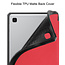 Case for Samsug Galaxy Tab A7 Lite - 8.7 inch - TPU Tri-Fold Book Case - Red