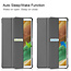 Hoes voor de Samsung Galaxy Tab A7 Lite (2021) - 8.7 inch - TPU Tri-Fold Book Case - Grijs