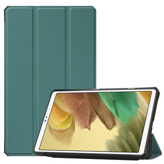 Cover2day Case for Samsug Galaxy Tab A7 Lite - 8.7 inch - TPU Tri-Fold Book Case - Dark Green