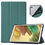 Case for Samsug Galaxy Tab A7 Lite - 8.7 inch - TPU Tri-Fold Book Case - Dark Green