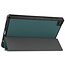 Case for Samsug Galaxy Tab A7 Lite - 8.7 inch - TPU Tri-Fold Book Case - Dark Green