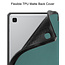 Case for Samsug Galaxy Tab A7 Lite - 8.7 inch - TPU Tri-Fold Book Case - Dark Green