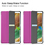 Hoes voor de Samsung Galaxy Tab A7 Lite (2021) - 8.7 inch - TPU Tri-Fold Book Case - Paars