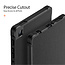 Dux Ducis - Case for Samsung Galaxy Tab A7 Lite (2021)- Domo Book Case - Tri-fold Cover - Black