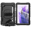 Case2go - Hoes voor Samsung Galaxy Tab A7 Lite - Heavy Duty Case met Ingebouwde Screenprotector en Schouderriem - Zwart