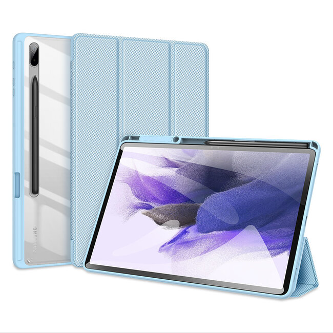 Dux Ducis -  Samsung Galaxy Tab S7 FE - Toby Book Case - Tri-fold Cover - Blue