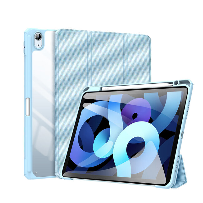 Apple iPad Air 10.9 Hoes - Dux Ducis Toby Tri-Fold Book Case - Blauw