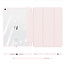 Dux Ducis - Apple iPad 10.2 2019/2020 - Toby Book Case - Tri-fold Cover - Pink