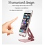 Phone and Tablet holder - Ergonomic design - Foldable - Smartphone stand for Desk or Table - Rose Gold