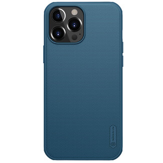 Nillkin Telefoonhoesje geschikt voor iPhone 13 Pro - Super Frosted Shield Pro - Back Cover - Blauw