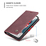 CaseMe - Telefoonhoesje geschikt voor Apple iPhone 13 Mini - Wallet Book Case - Magneetsluiting - Donker Rood