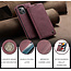 CaseMe - Telefoonhoesje geschikt voor Apple iPhone 13 Mini - Wallet Book Case - Magneetsluiting - Donker Rood